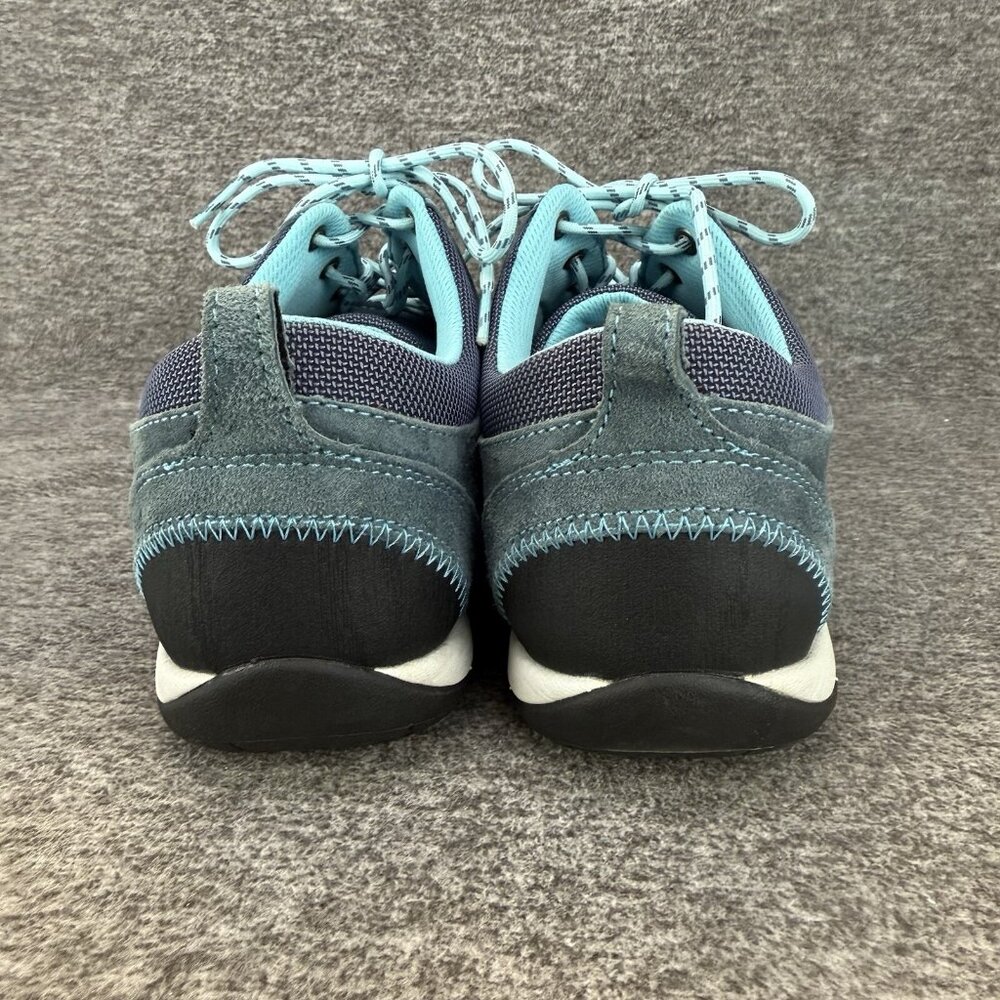 ✅LL Bean Beansport Feldspar Sneakers Blue Suede Low Top Comfort Shoes Womens 11M - Picture 7 of 10